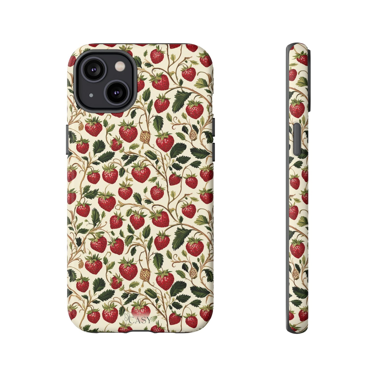 Enchanted Strawberry Patch iPhone Case