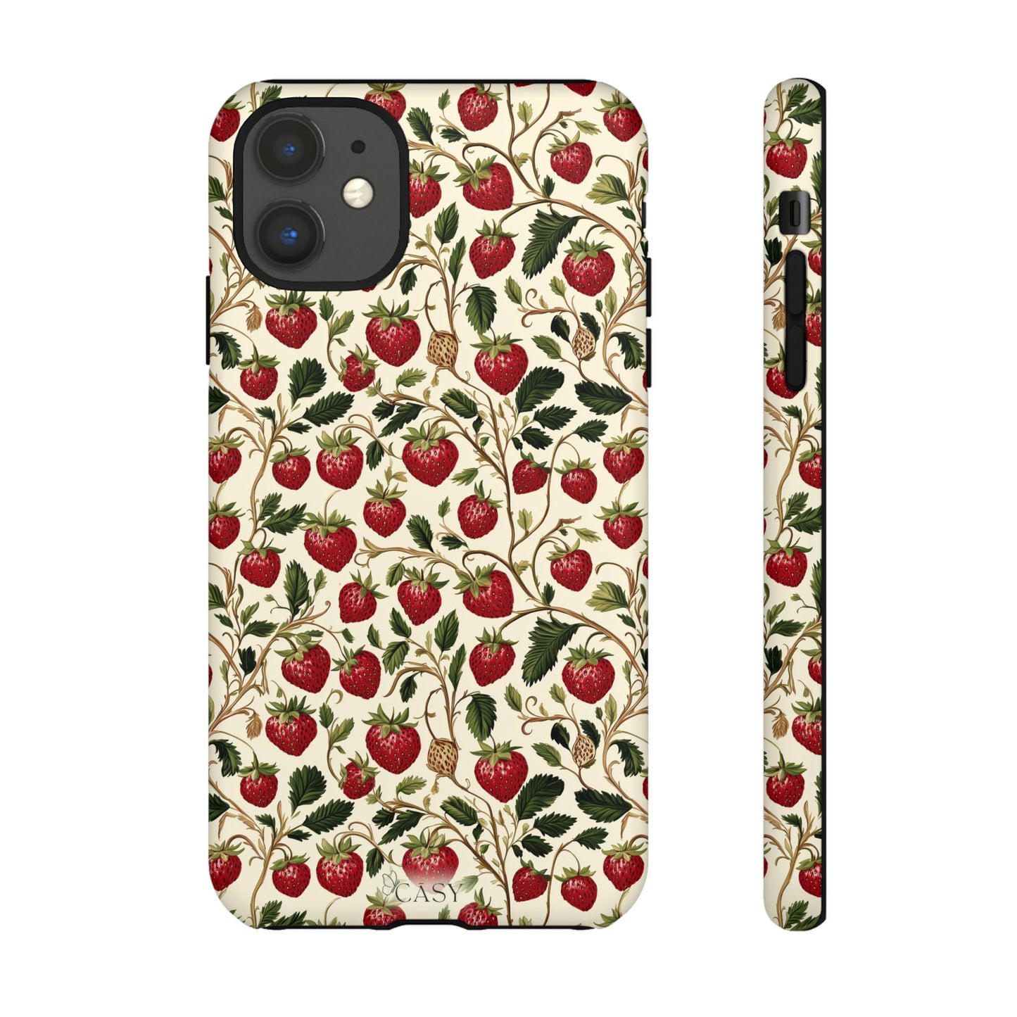 Enchanted Strawberry Patch iPhone Case