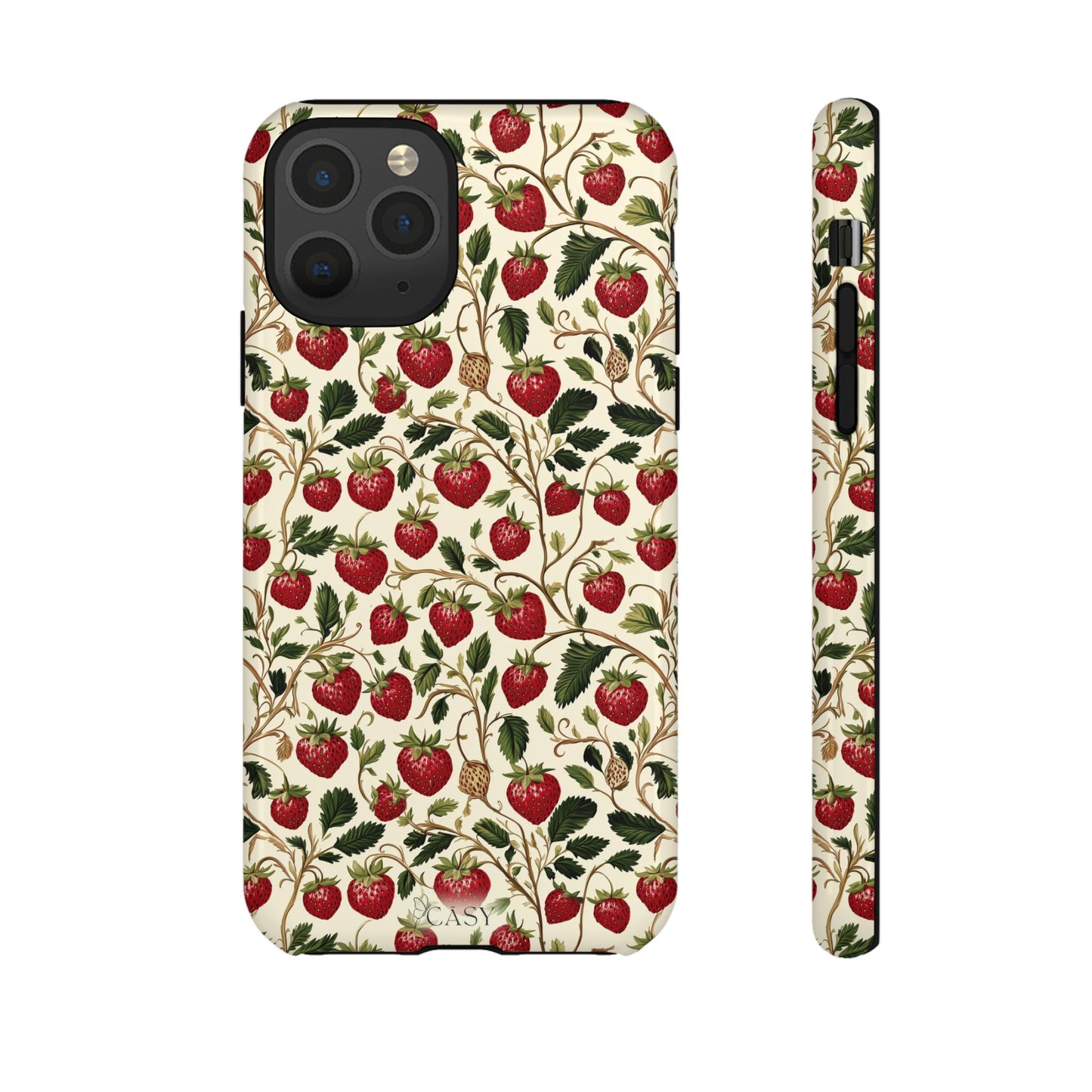 Enchanted Strawberry Patch iPhone Case