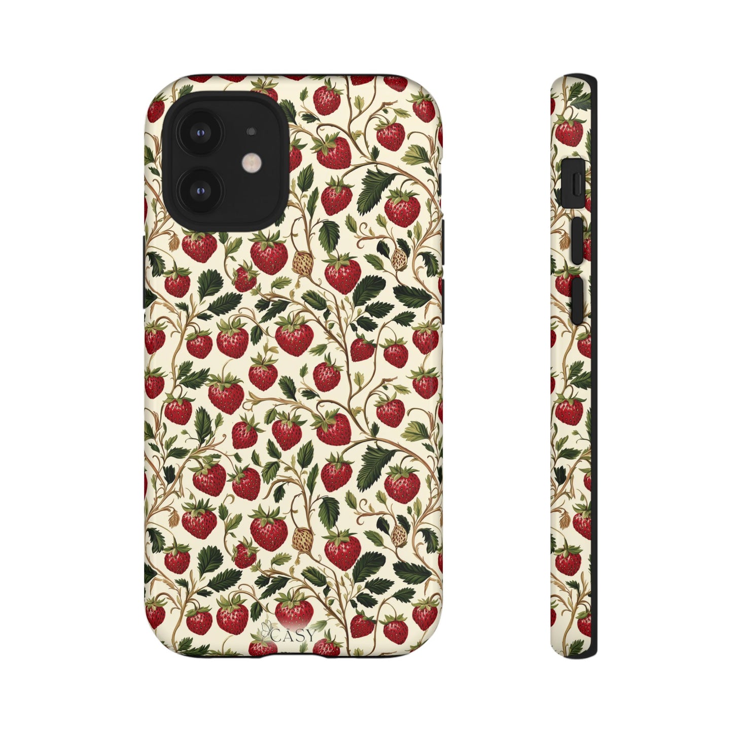 Enchanted Strawberry Patch iPhone Case