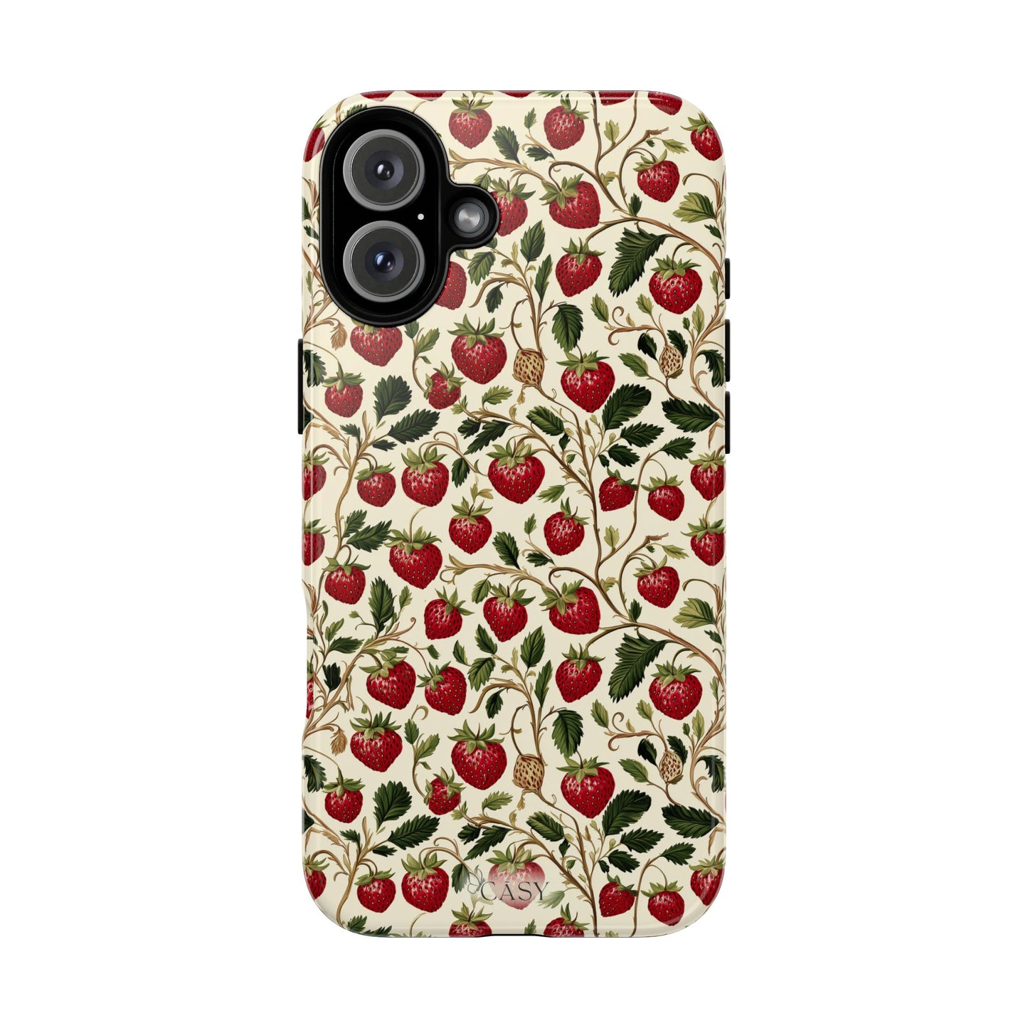 Enchanted Strawberry Patch iPhone Case
