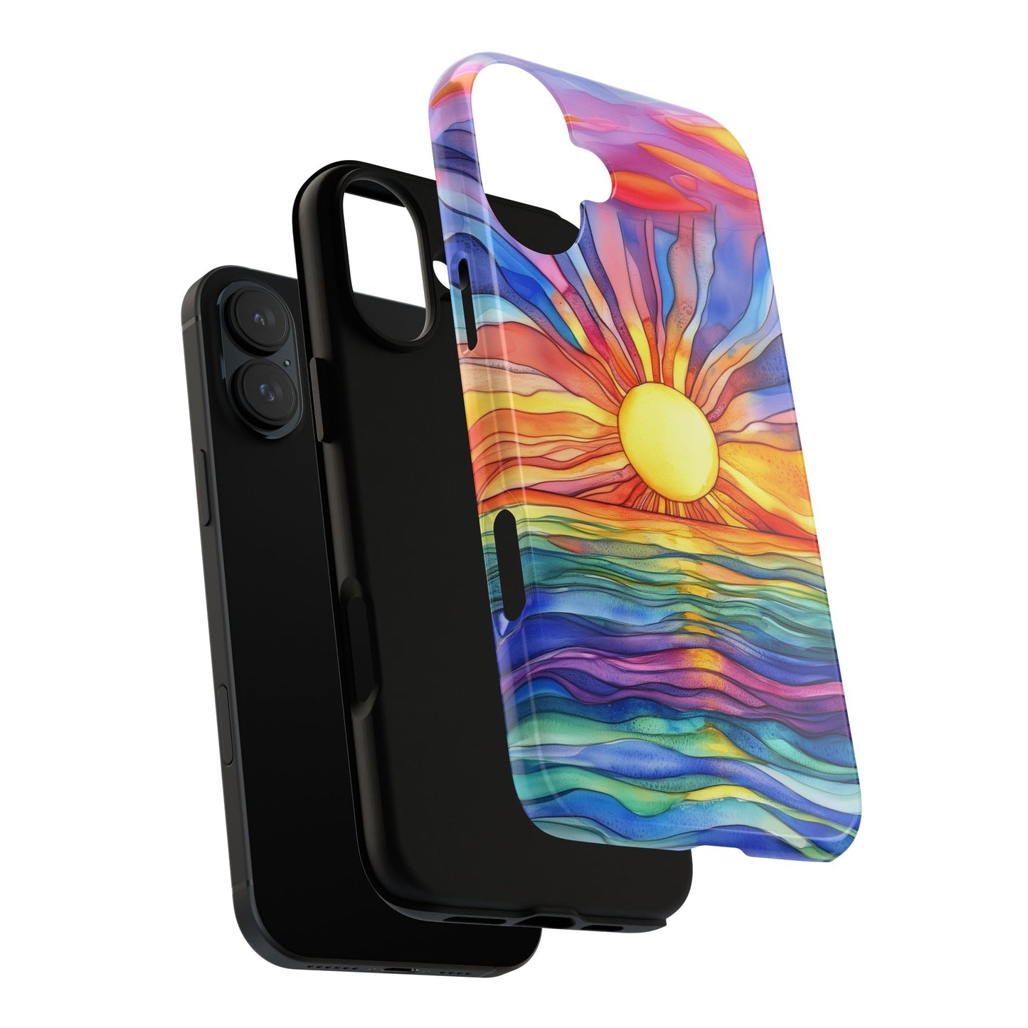 Celestial Tides iPhone Case