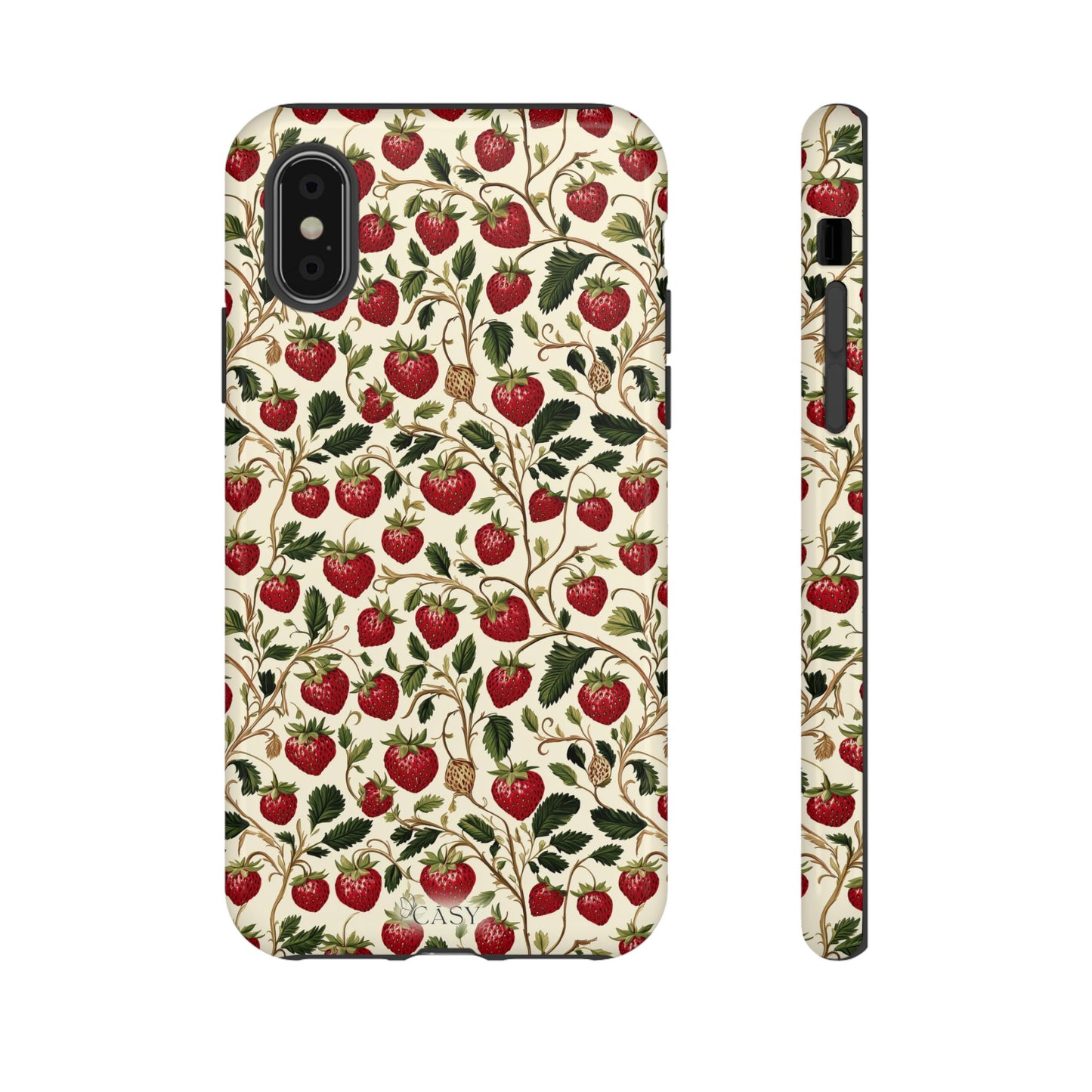 Enchanted Strawberry Patch iPhone Case
