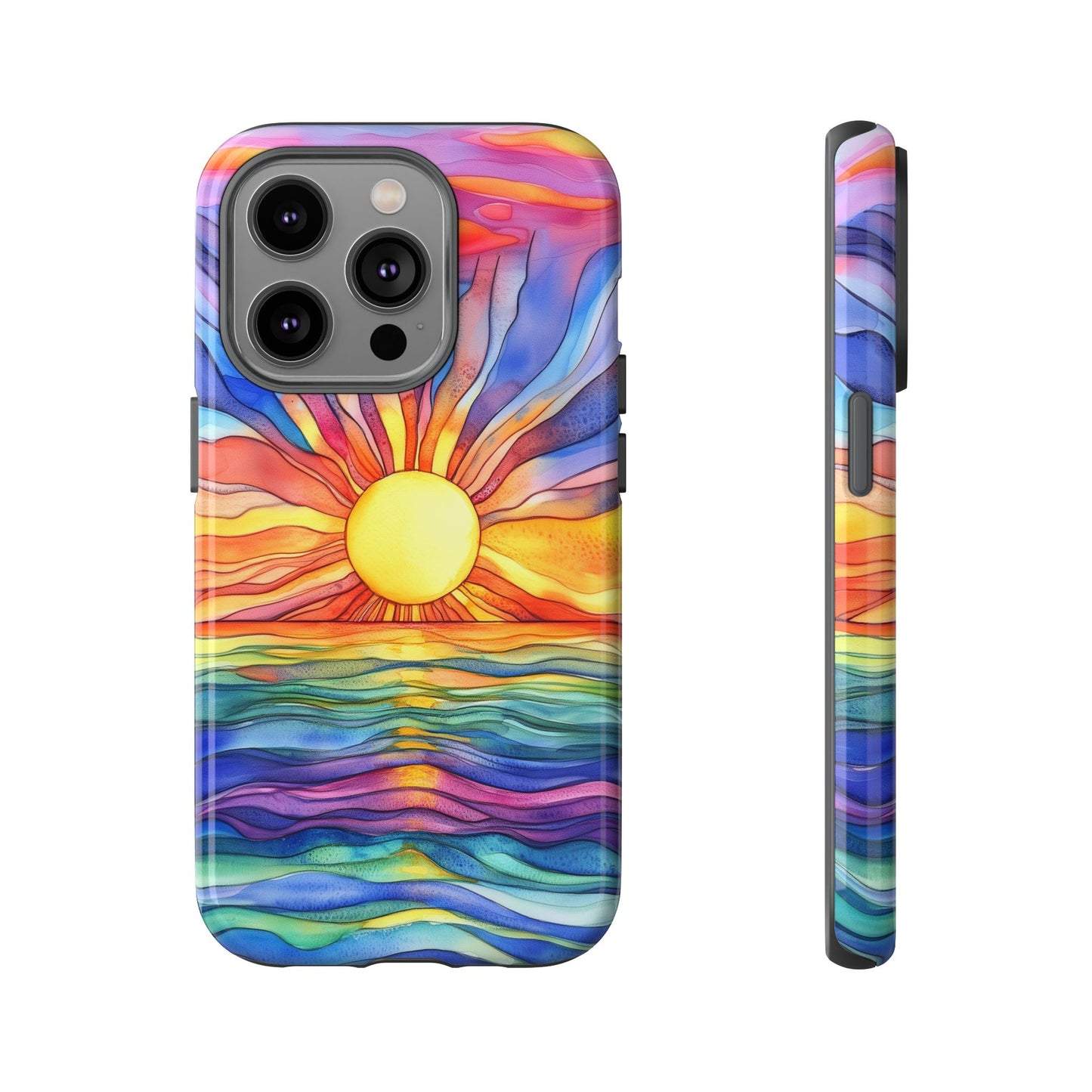 Celestial Tides iPhone Case