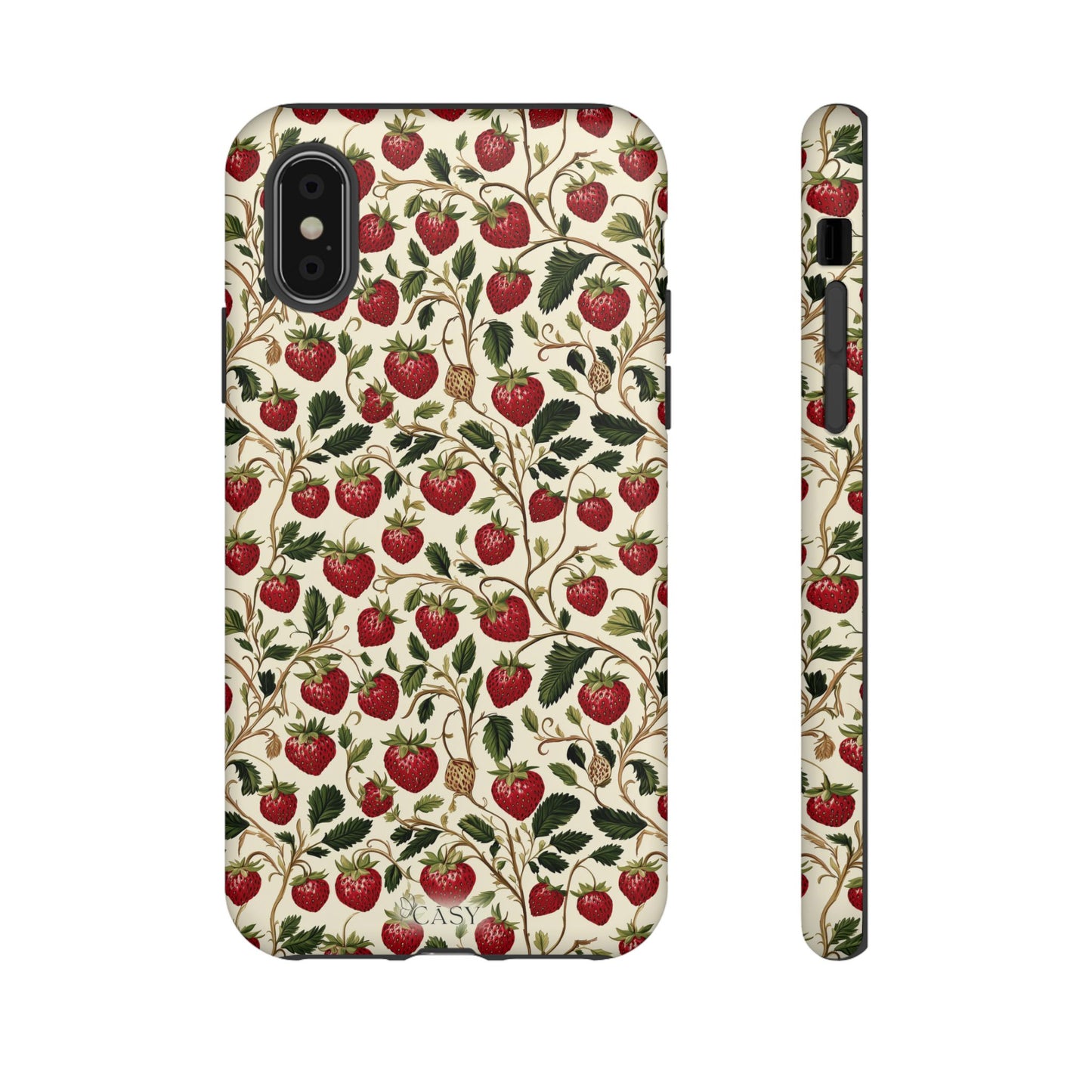 Enchanted Strawberry Patch iPhone Case