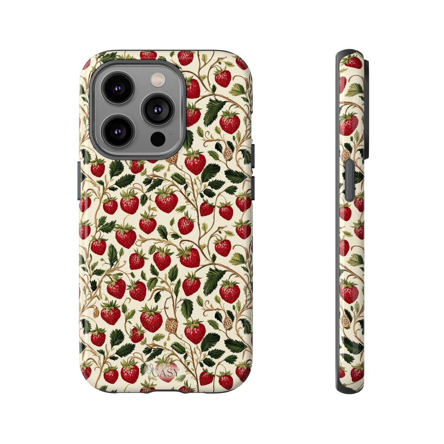 Enchanted Strawberry Patch iPhone Case