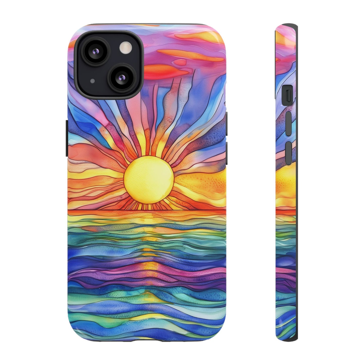 Celestial Tides iPhone Case