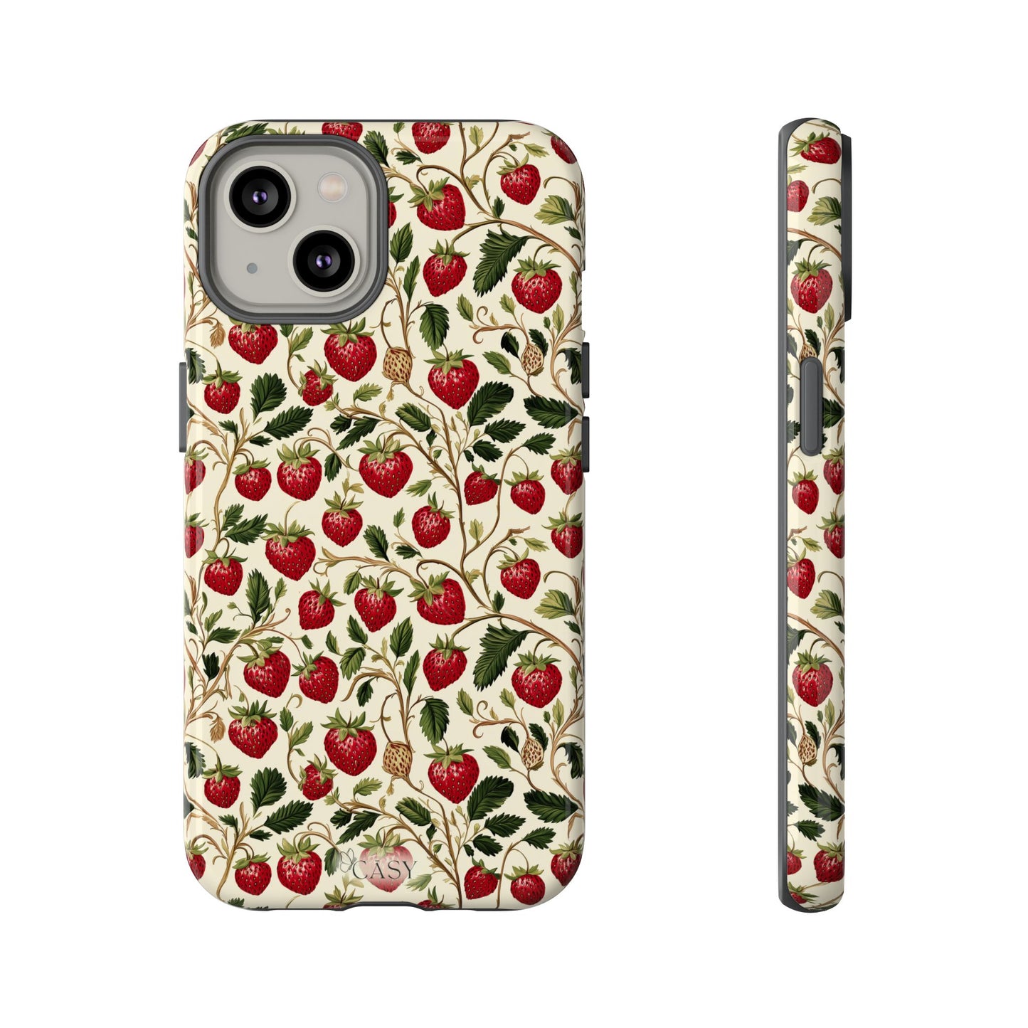 Enchanted Strawberry Patch iPhone Case