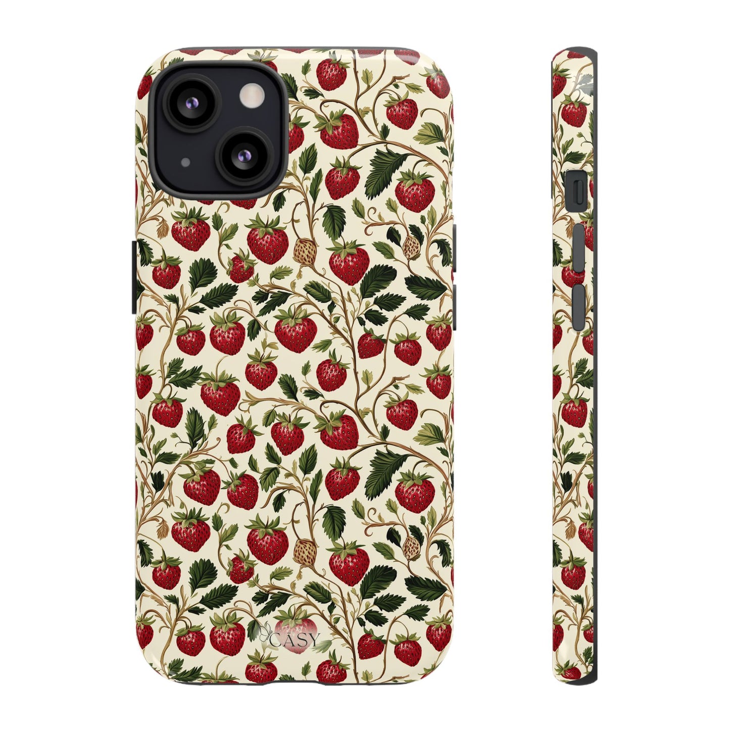 Enchanted Strawberry Patch iPhone Case
