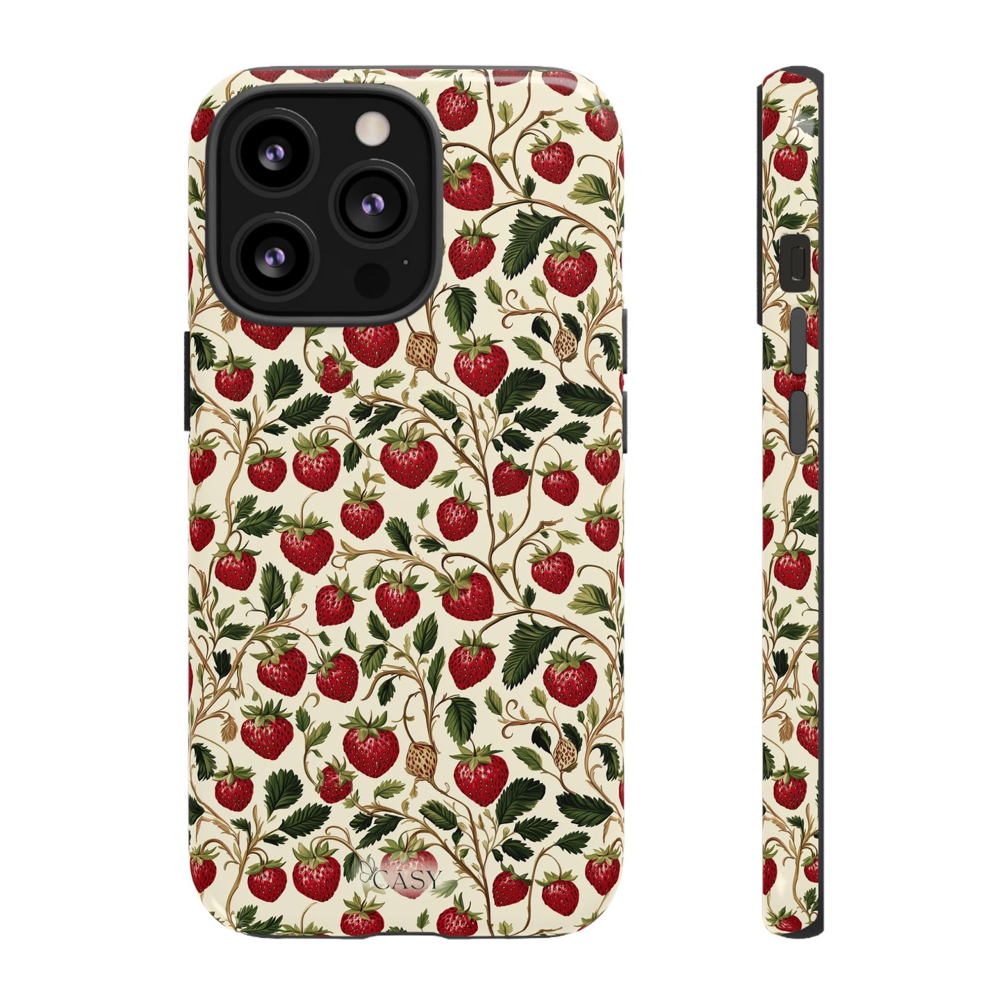 Enchanted Strawberry Patch iPhone Case