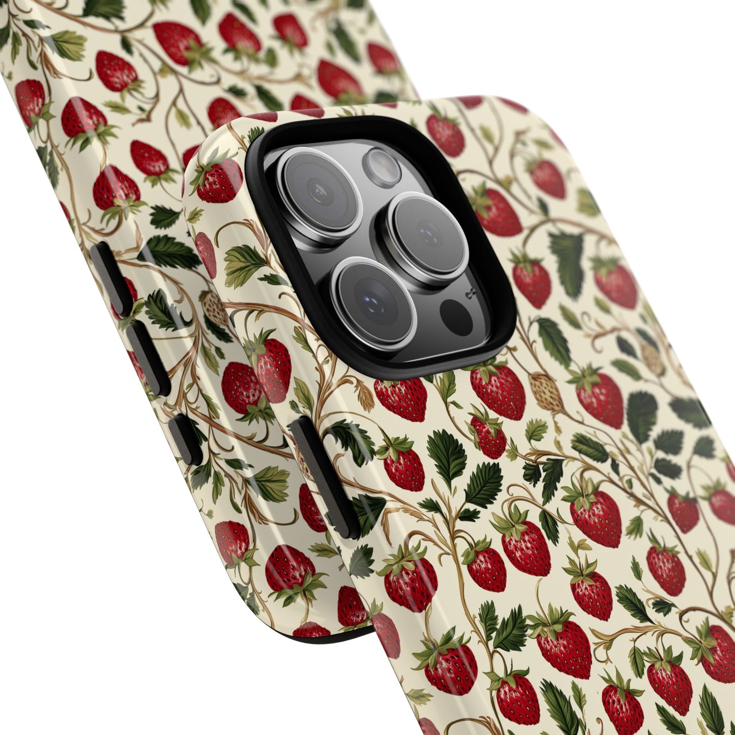 Enchanted Strawberry Patch iPhone Case