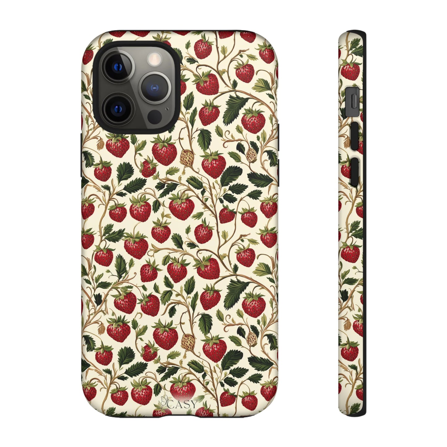 Enchanted Strawberry Patch iPhone Case