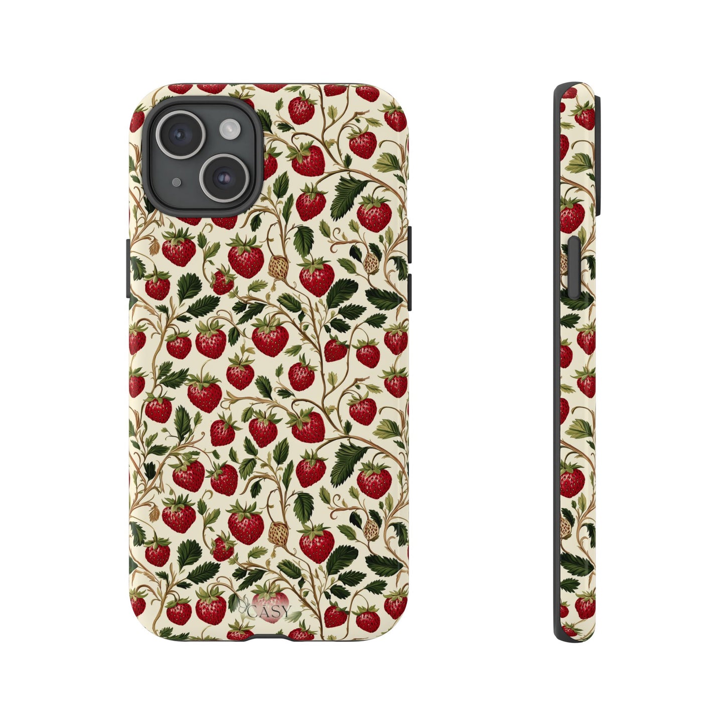 Enchanted Strawberry Patch iPhone Case