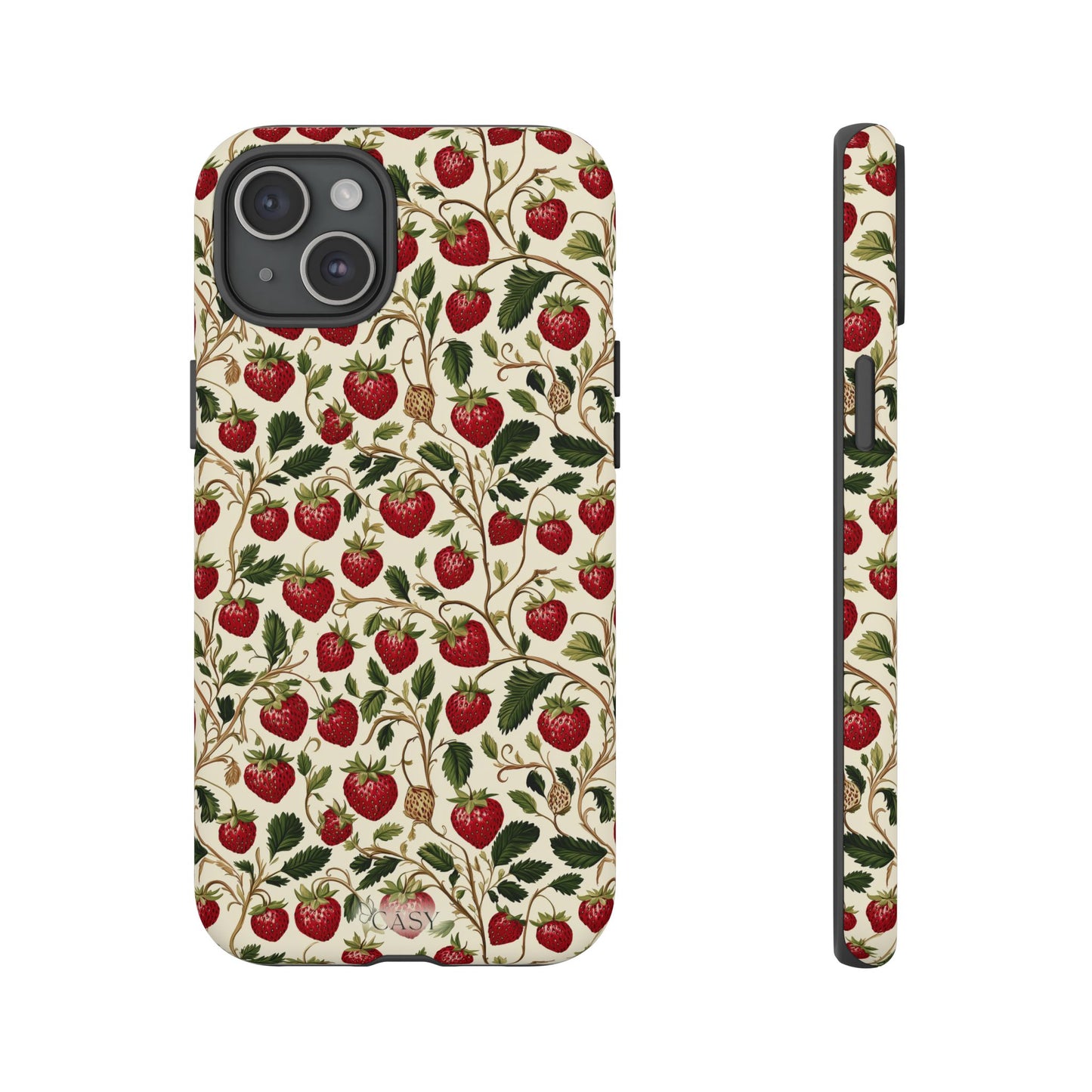 Enchanted Strawberry Patch iPhone Case
