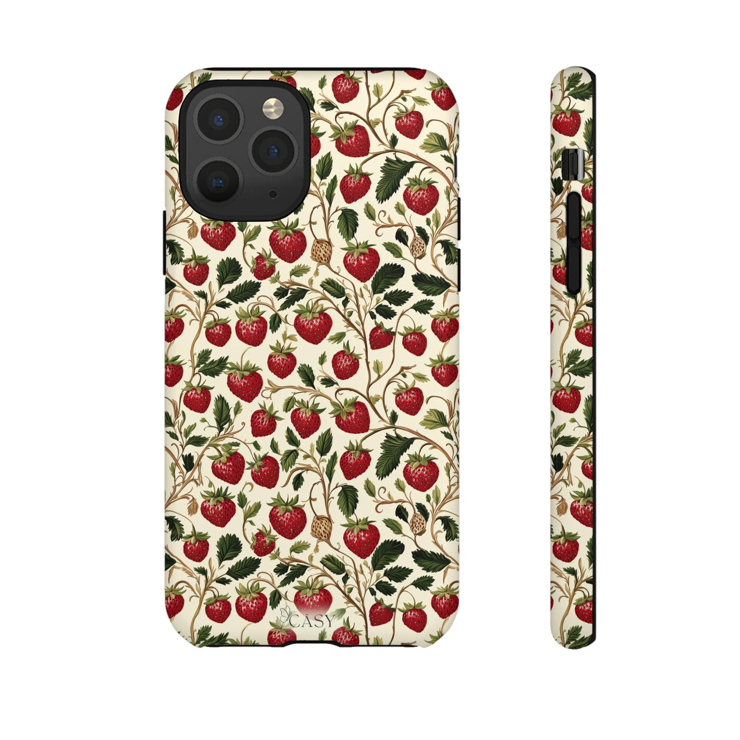 Enchanted Strawberry Patch iPhone Case