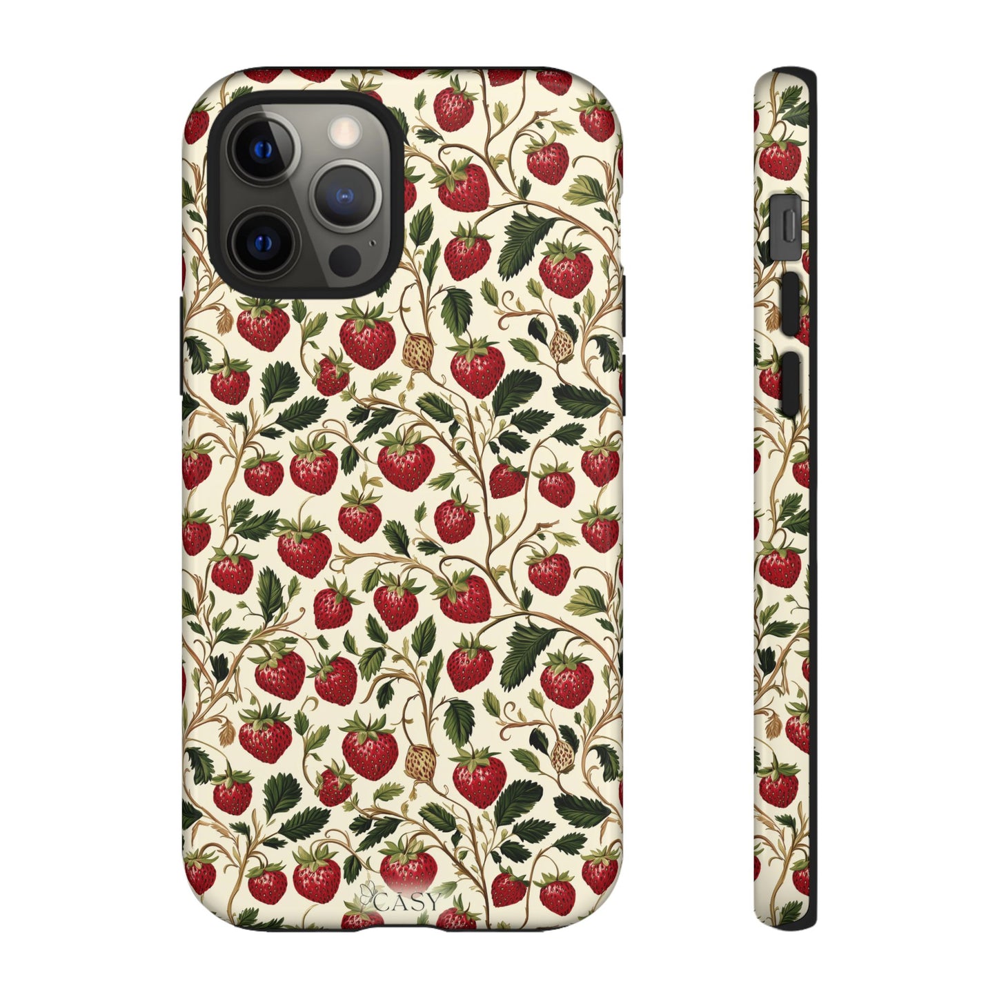 Enchanted Strawberry Patch iPhone Case