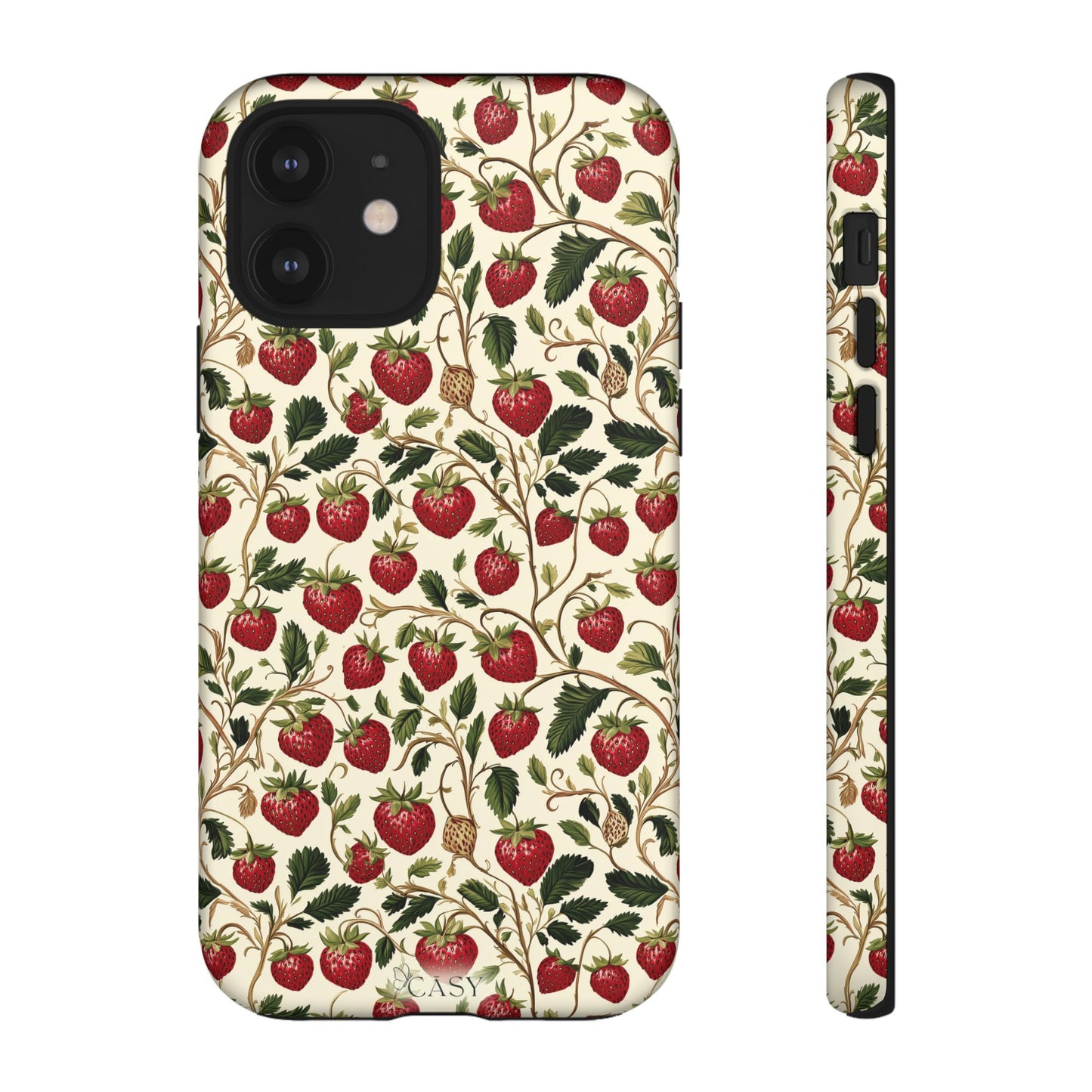 Enchanted Strawberry Patch iPhone Case