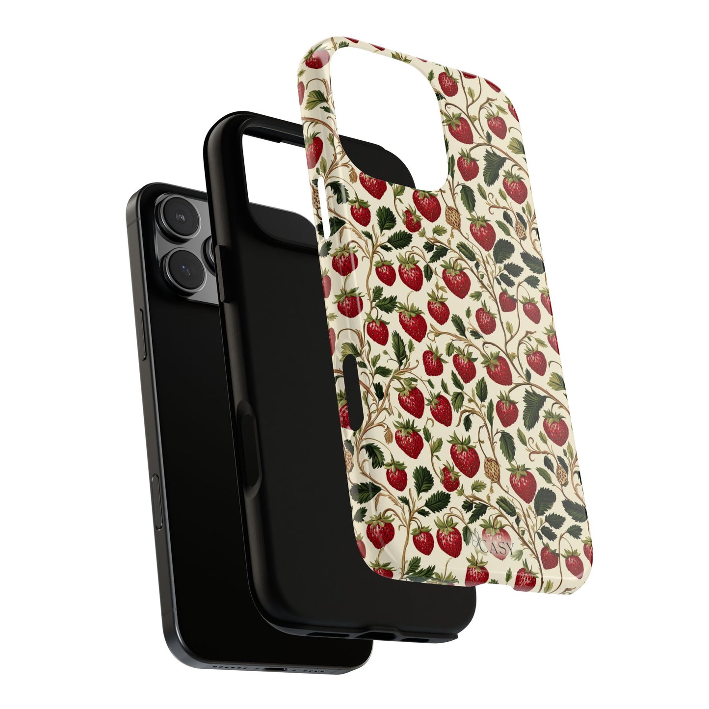 Enchanted Strawberry Patch iPhone Case