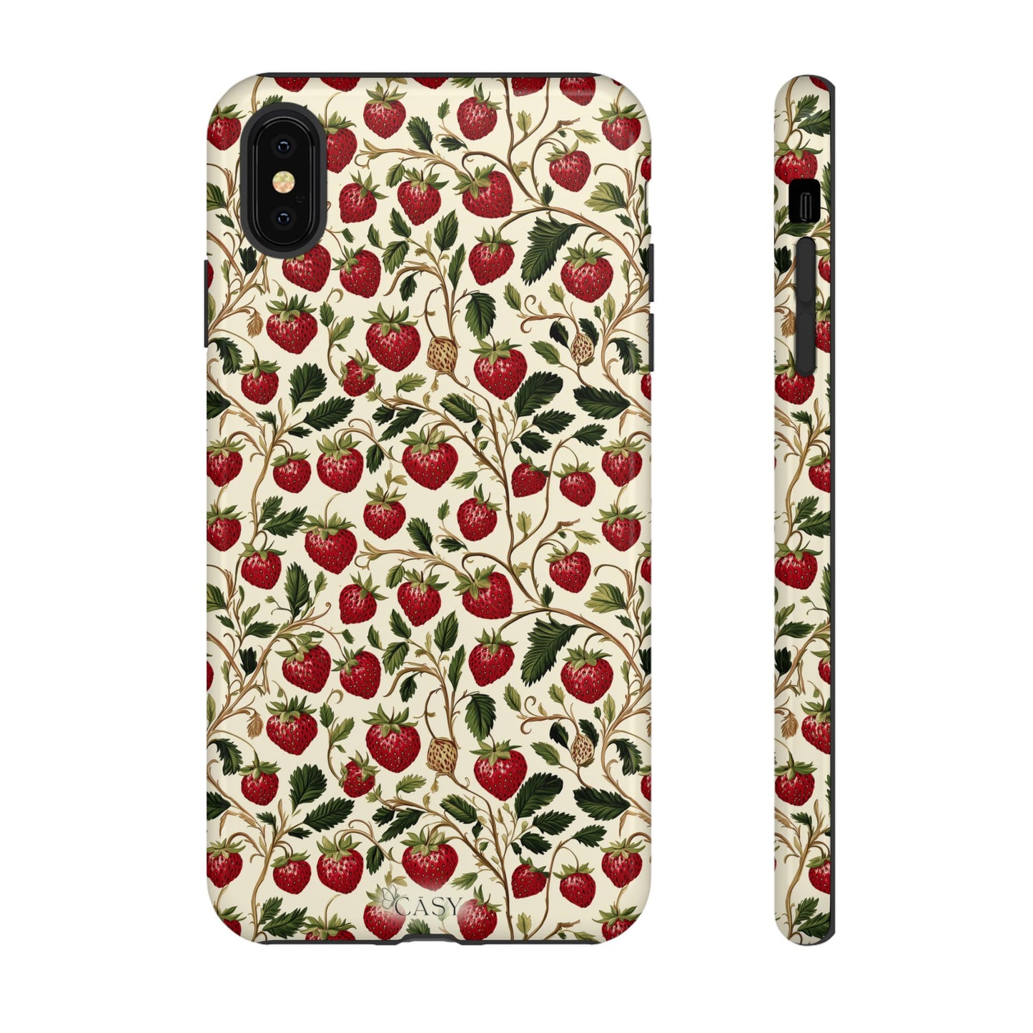 Enchanted Strawberry Patch iPhone Case