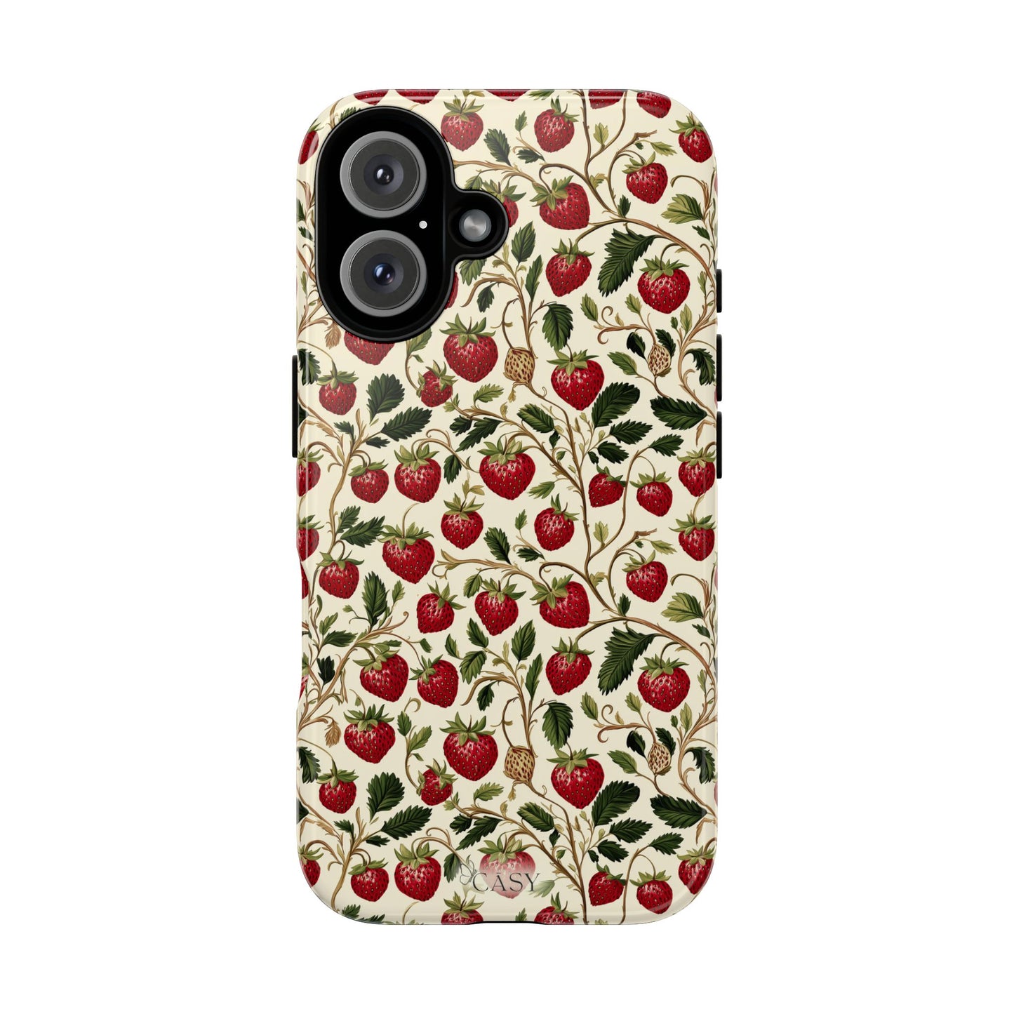 Enchanted Strawberry Patch iPhone Case
