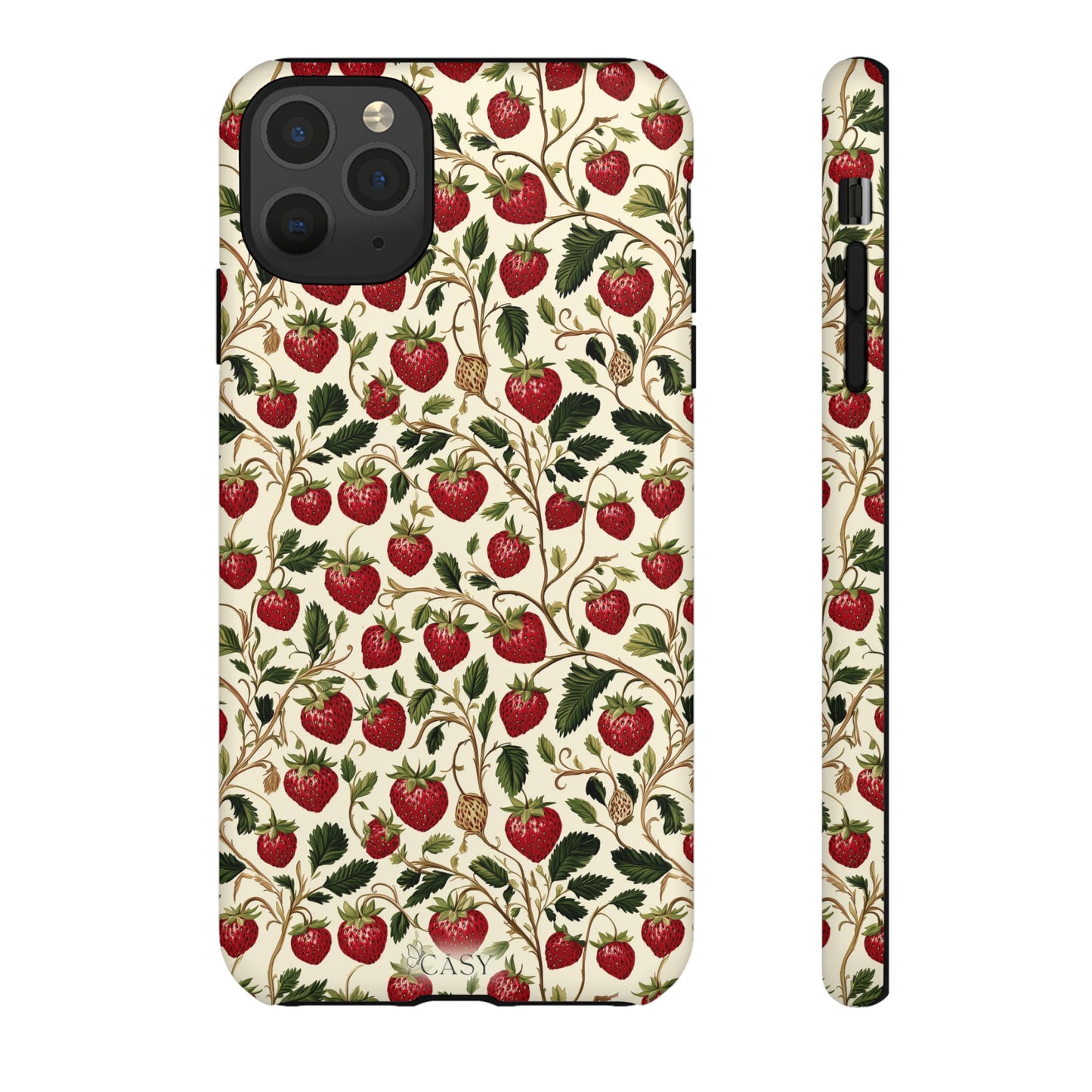 Enchanted Strawberry Patch iPhone Case