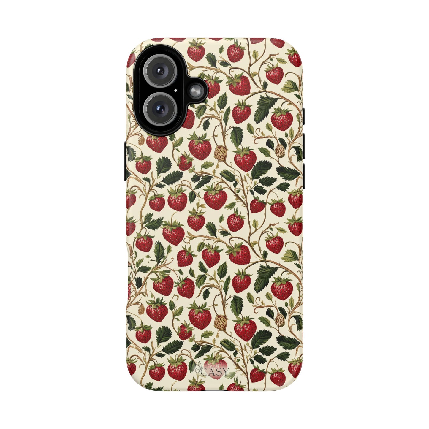 Enchanted Strawberry Patch iPhone Case