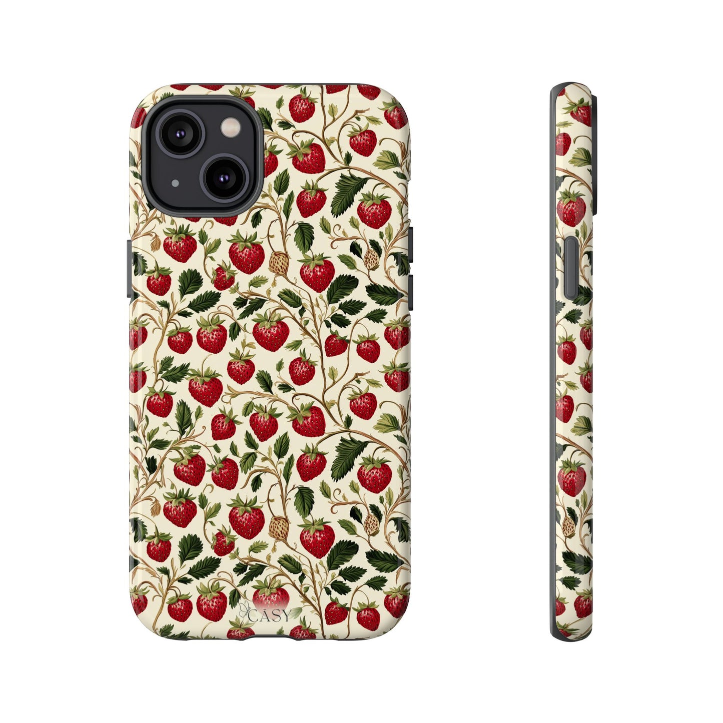 Enchanted Strawberry Patch iPhone Case