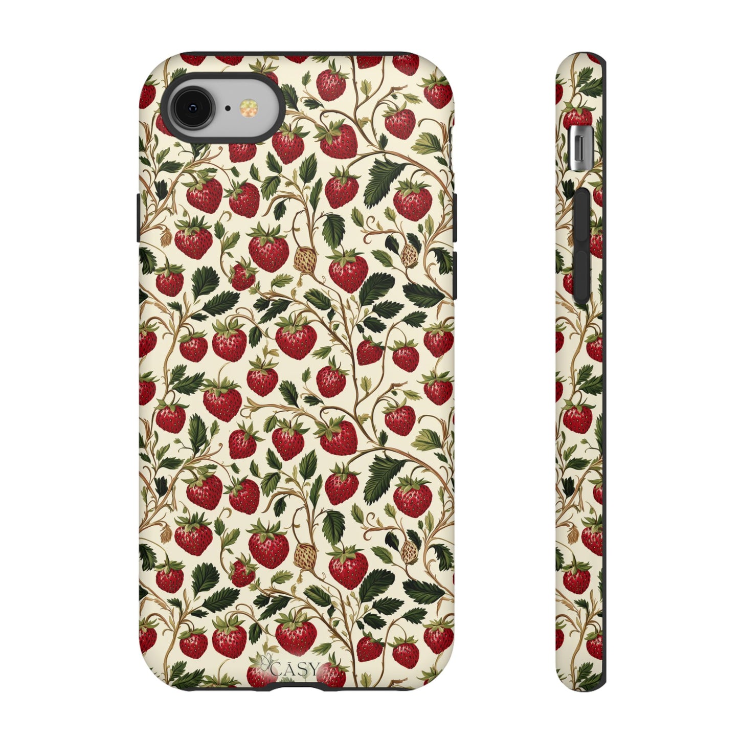 Enchanted Strawberry Patch iPhone Case