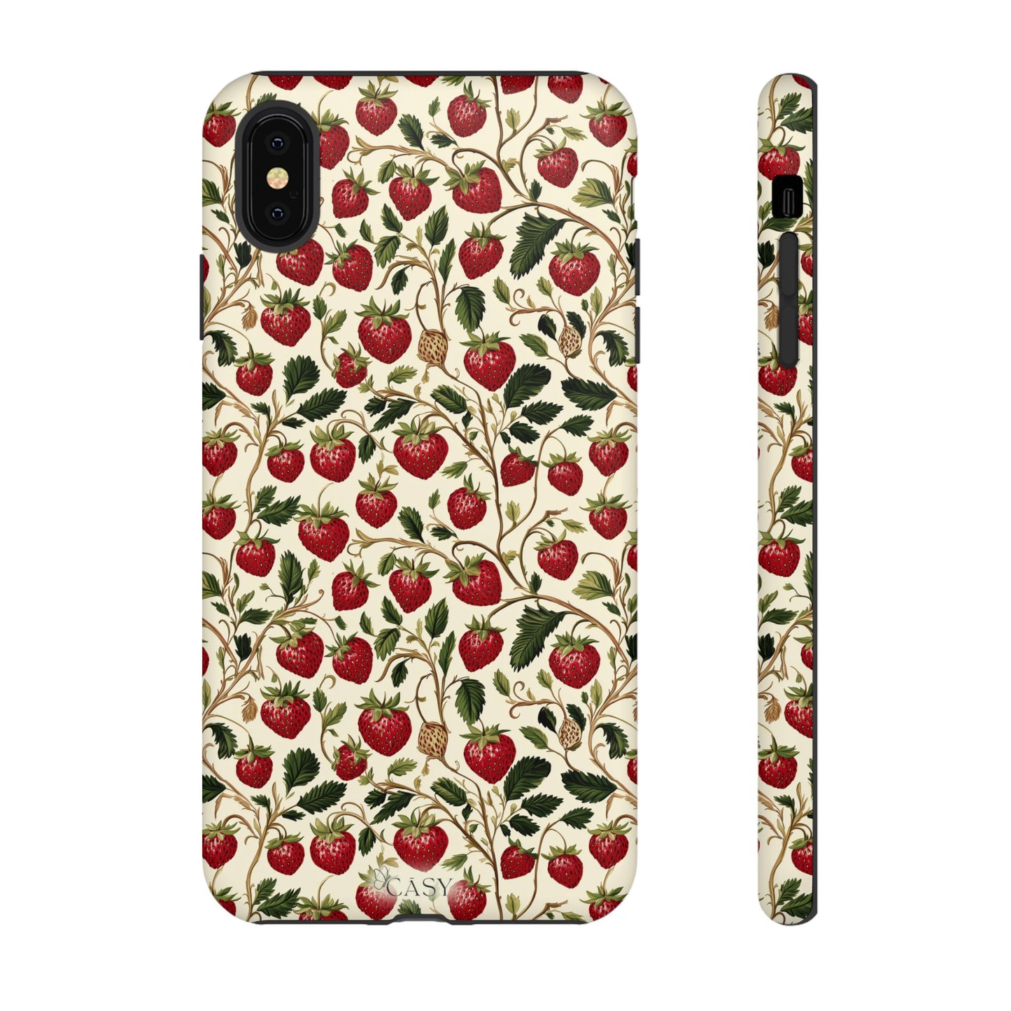 Enchanted Strawberry Patch iPhone Case