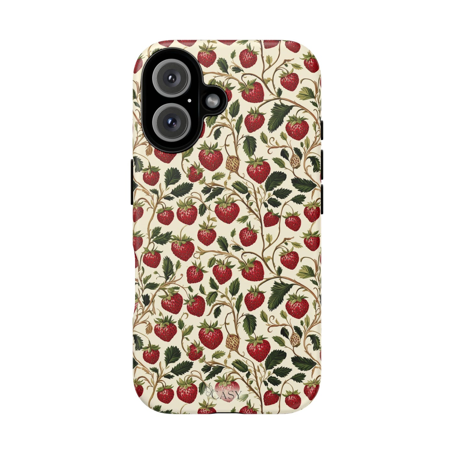 Enchanted Strawberry Patch iPhone Case