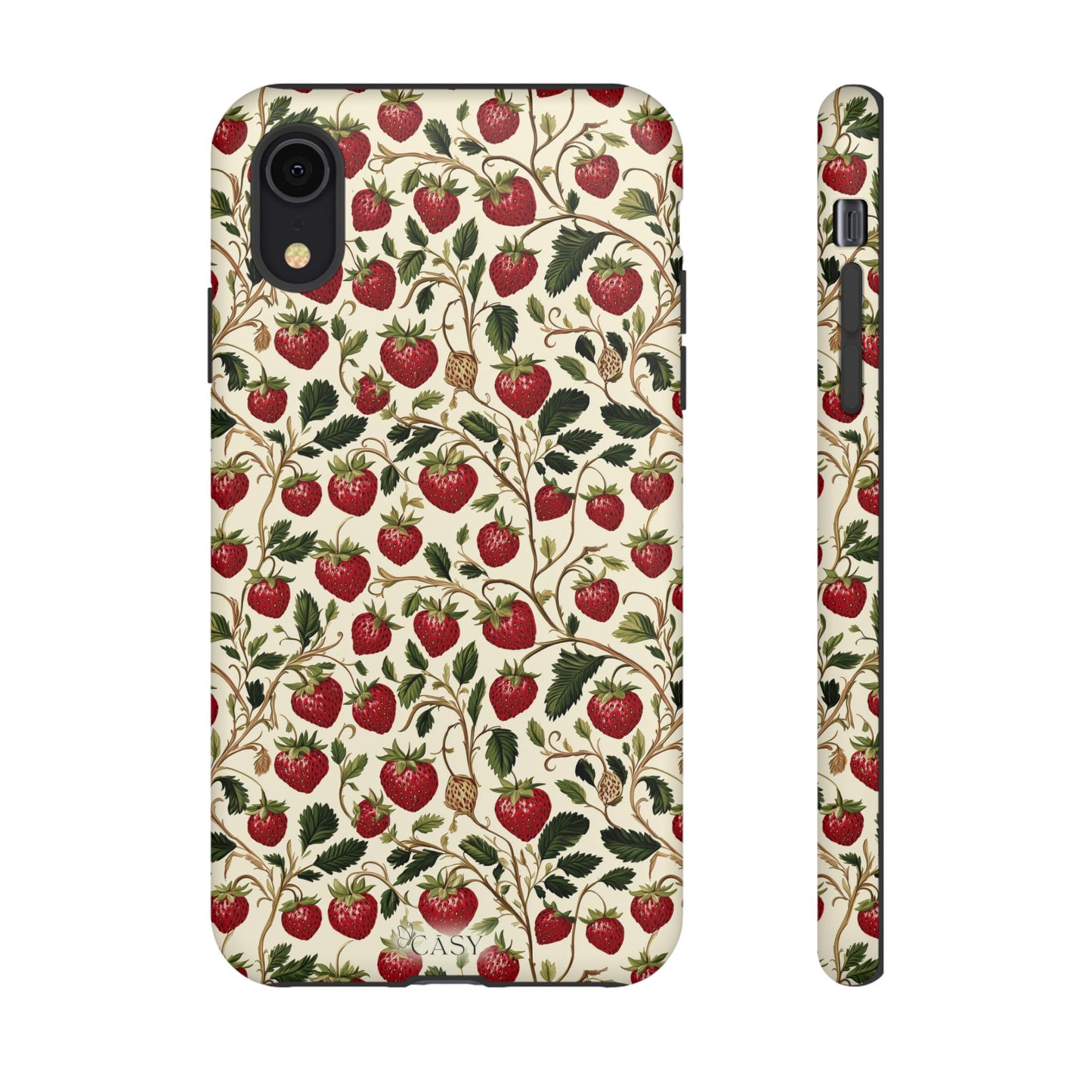Enchanted Strawberry Patch iPhone Case