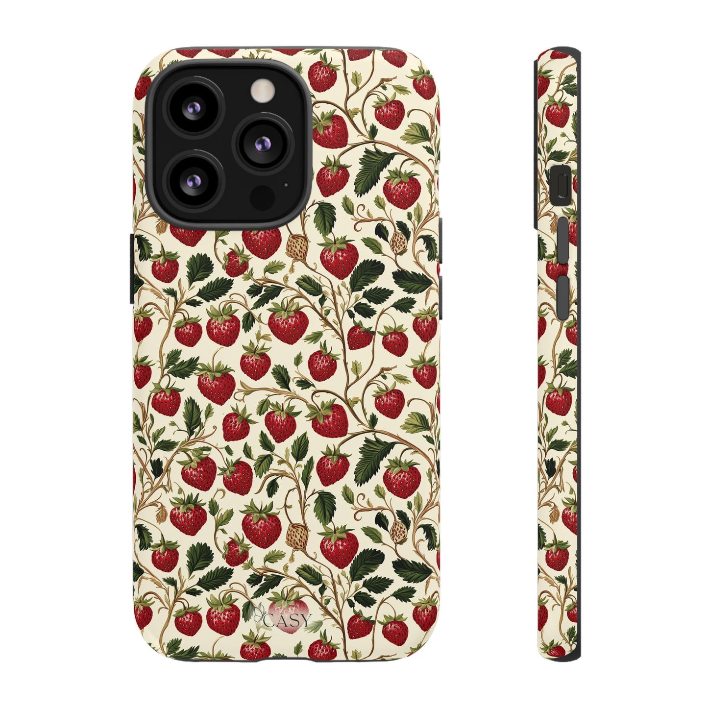 Enchanted Strawberry Patch iPhone Case