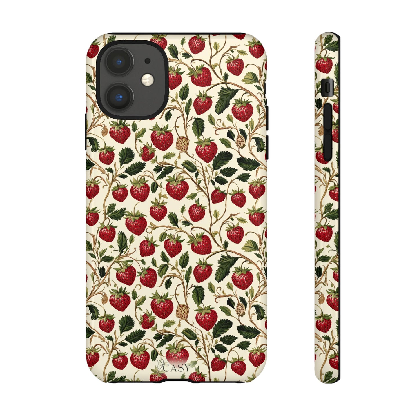 Enchanted Strawberry Patch iPhone Case