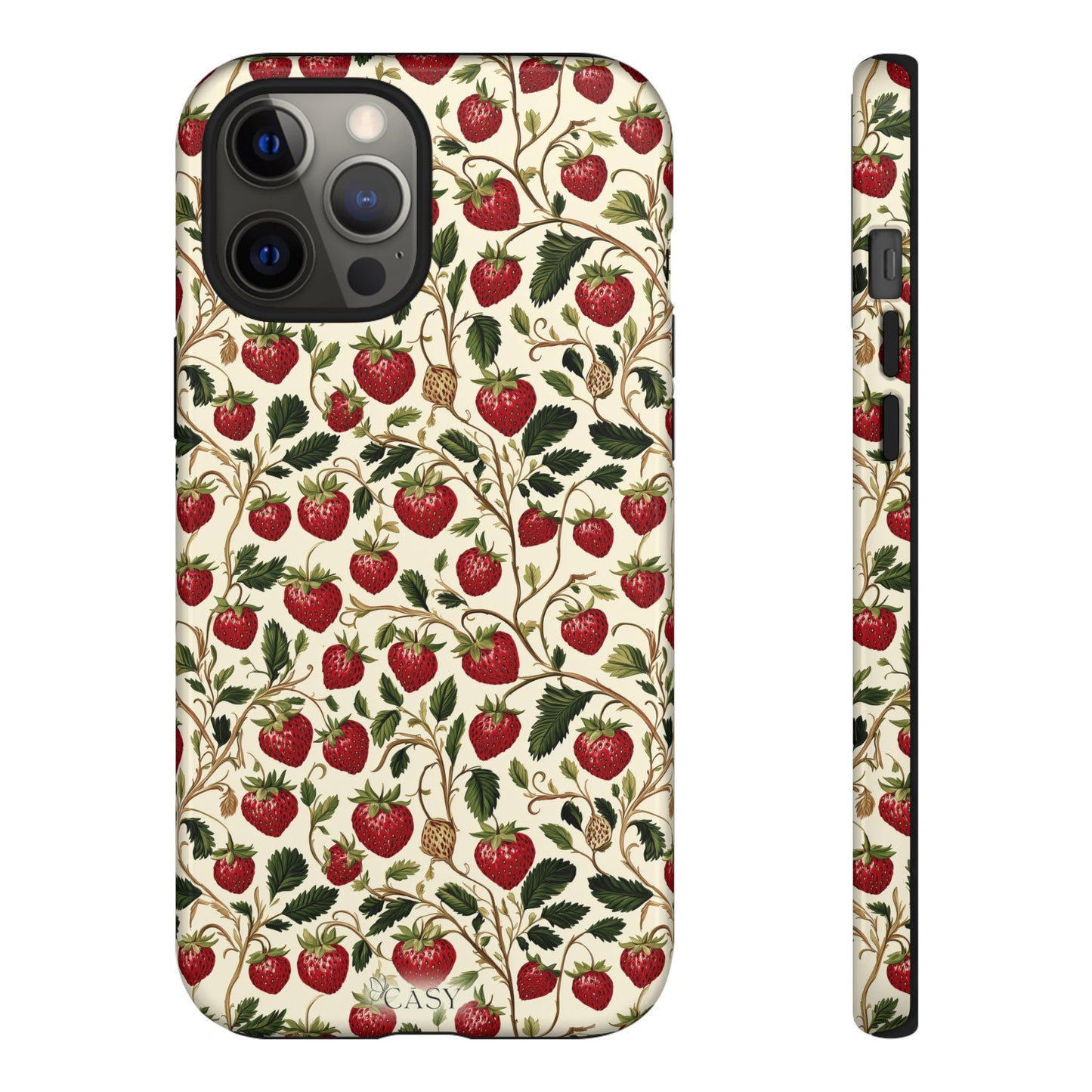 Enchanted Strawberry Patch iPhone Case