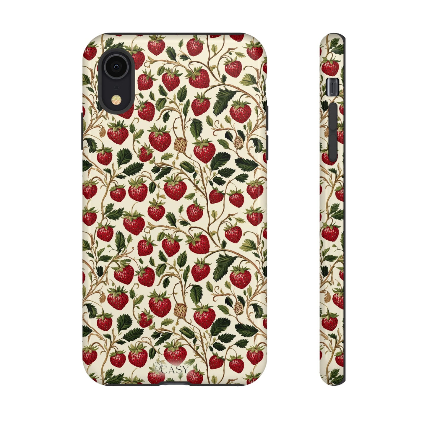 Enchanted Strawberry Patch iPhone Case