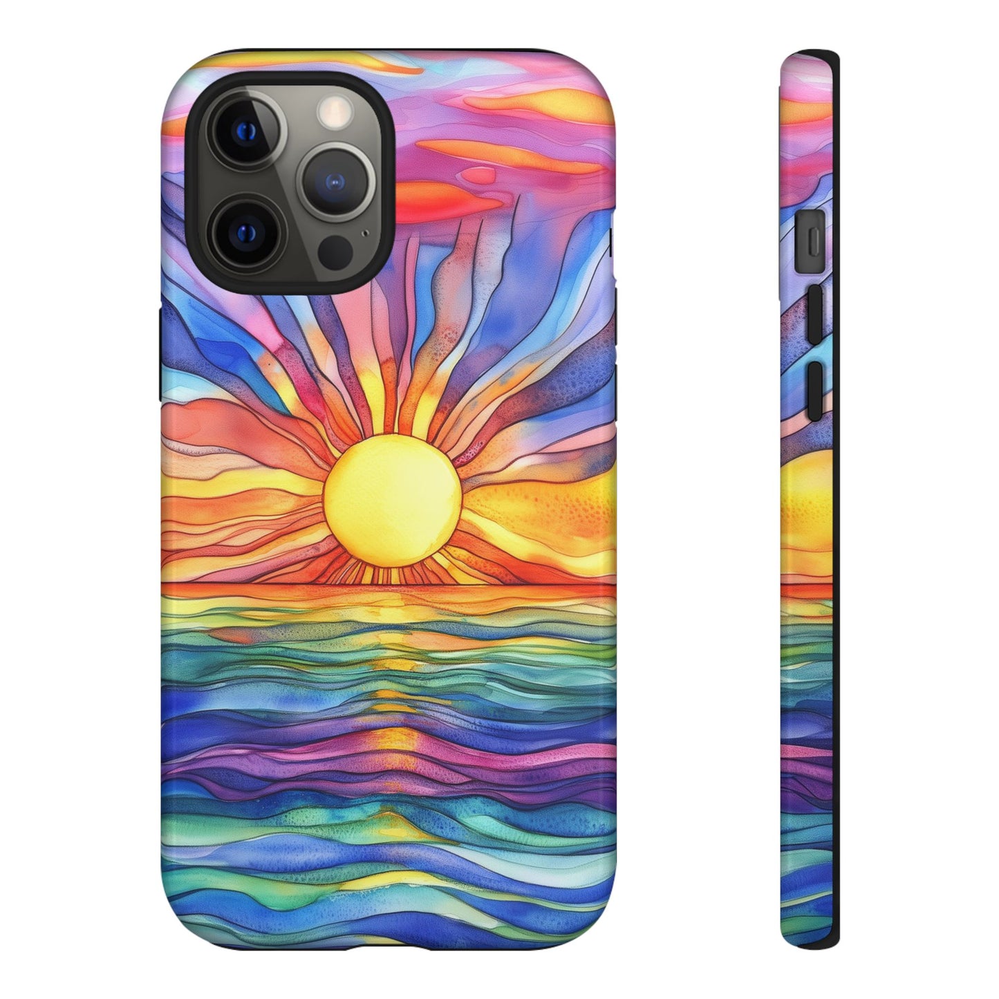 Celestial Tides iPhone Case