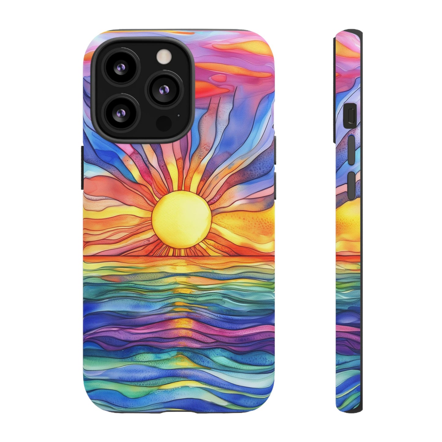Celestial Tides iPhone Case