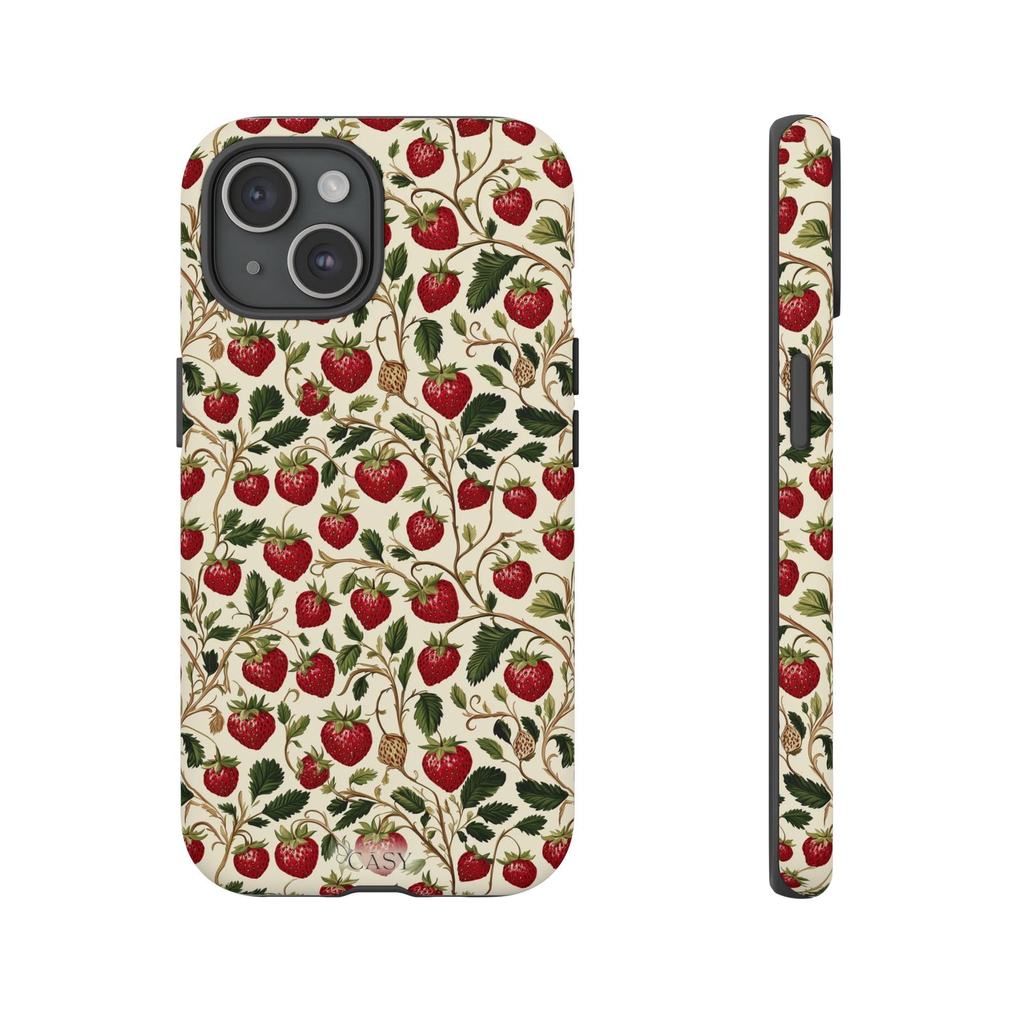 Enchanted Strawberry Patch iPhone Case