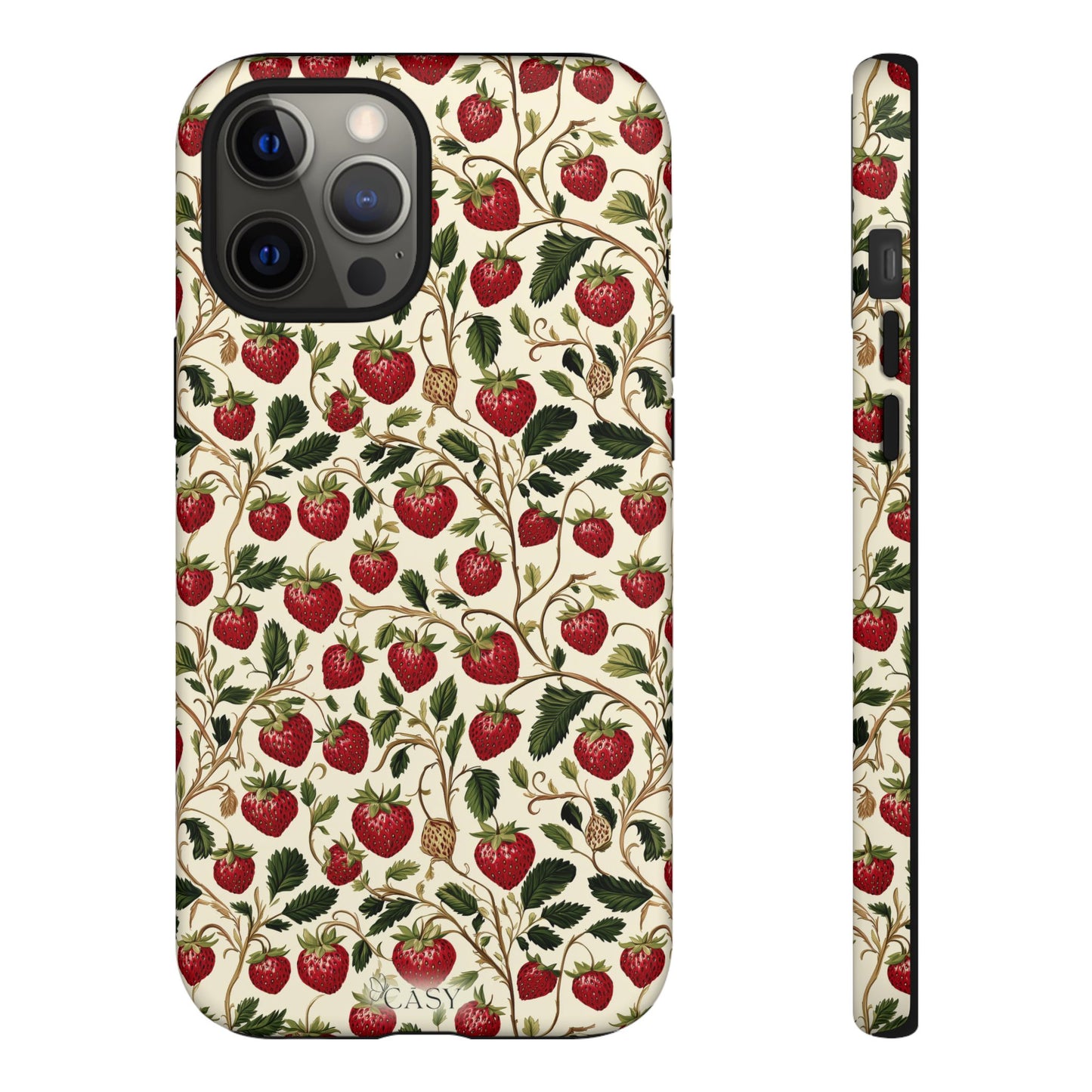 Enchanted Strawberry Patch iPhone Case