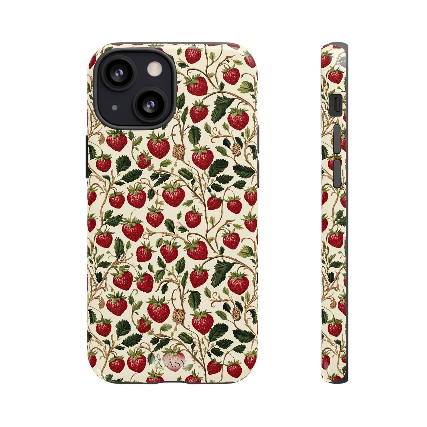 Enchanted Strawberry Patch iPhone Case