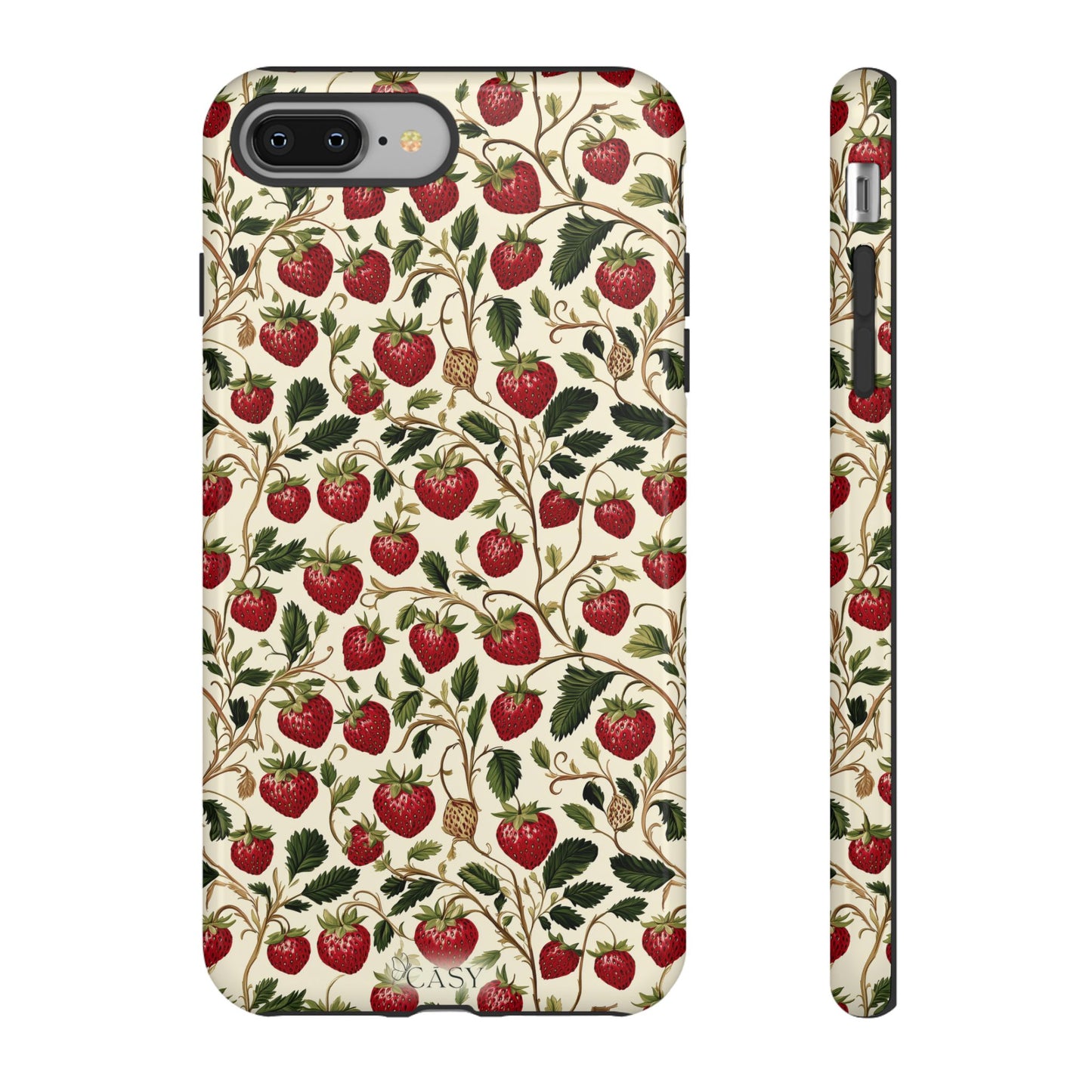 Enchanted Strawberry Patch iPhone Case