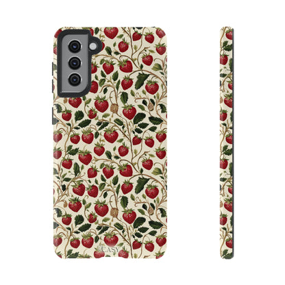 Enchanted Strawberry Patch Samsung Phone Case