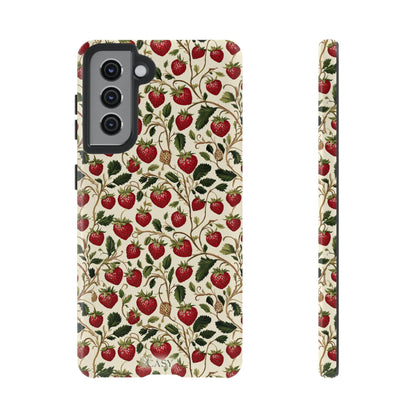 Enchanted Strawberry Patch Samsung Phone Case