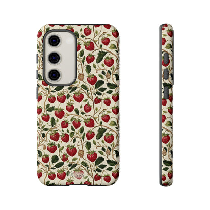 Enchanted Strawberry Patch Samsung Phone Case